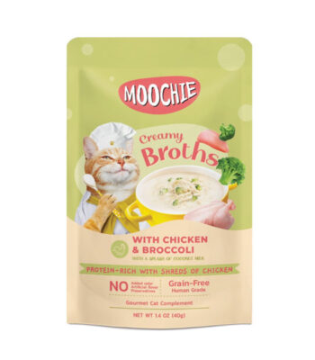 MOOCHİE ÇORBA KEDİ ÖDÜLÜ TAVUK-BROKOLİ 40 GR