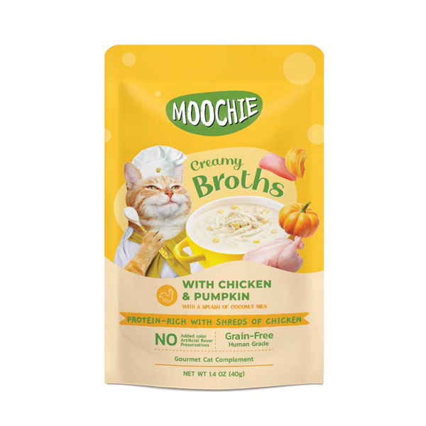 MOOCHİE ÇORBA KEDİ ÖDÜLÜ TAVUK-BALKABAĞI 40 GR