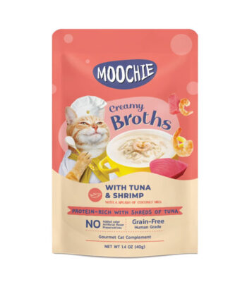 MOOCHİE ÇORBA KEDİ ÖDÜLÜ TON BALIĞI-KARİDES 40 GR