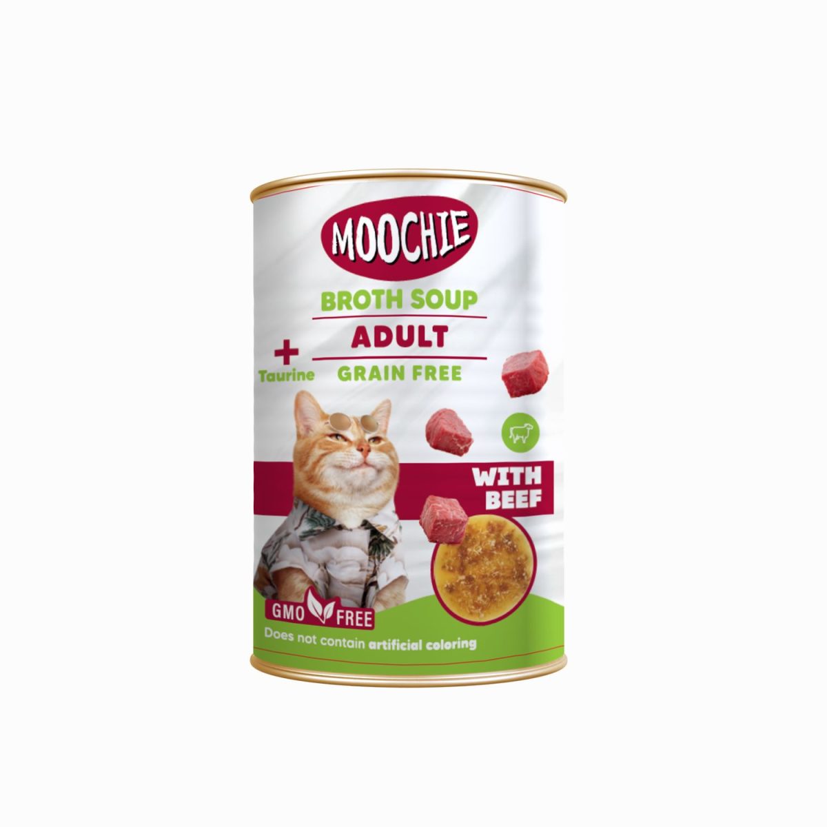 MOOCHİE ET SUYU ÇORBA DANA ETLİ YETİŞKİN 135ML