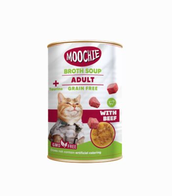 MOOCHİE ET SUYU ÇORBA DANA ETLİ YETİŞKİN 135ML