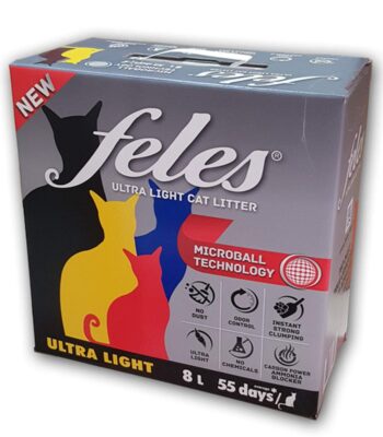 FELES ULTRA LİGHT KEDİ KUMU 8 LT