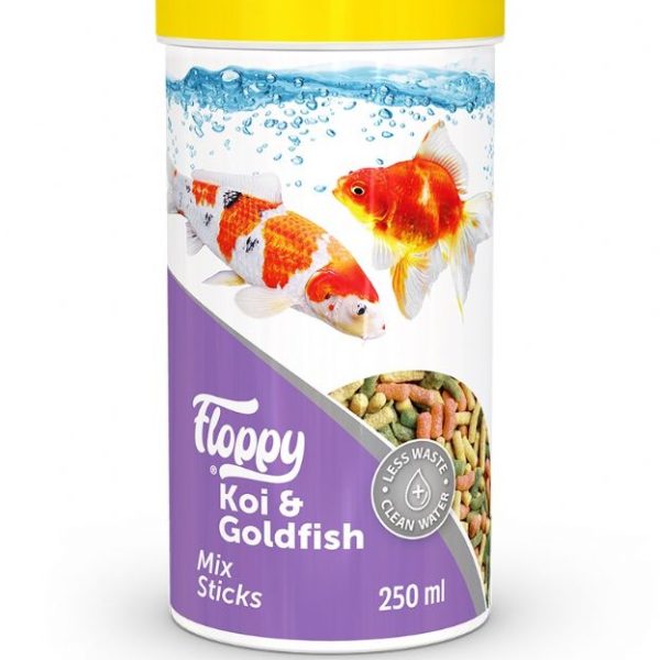 FLOPPY KOI&GOLDFISH MIX STICKS 250ML