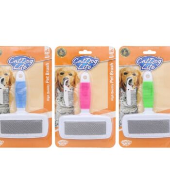 201479-CAT/DOGLİFE KEDİ ve KÖPEKLER İNCE TELLİ FIRÇA+TARAK (L)