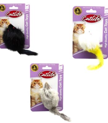 203063-CATLİFE KEDİLER İÇİN TÜYLÜ FARE