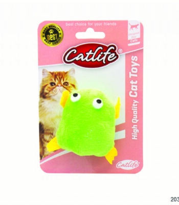 203074-CATLİFE KEDİLER İÇİN TİTREŞİMLİ KURBAĞA OYUNCAK