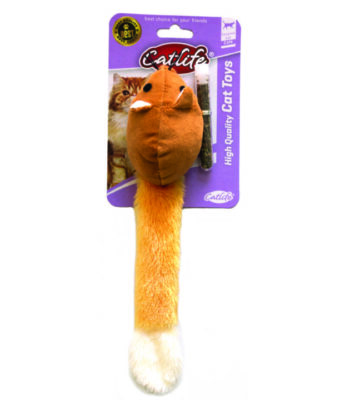 203103-CATLİFE KEDİLER İÇİN BIYIKLI UZUN KUYRUKLU CATNİPLİ FARE