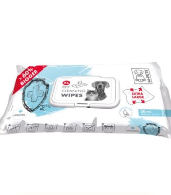 M-PETS ANTIBACTERIAL XL KEDİ/KÖPEKLER İÇİN TEMİZLEME MENDİLİ
