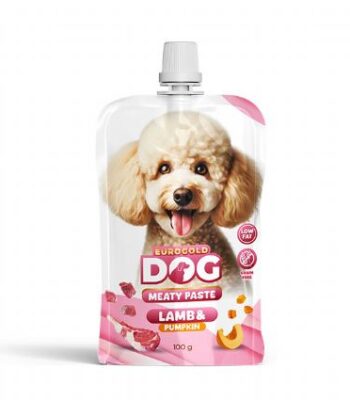 EUROGOLD DOG ET EZMESİ KUZU - BALKABAĞI 100 GR