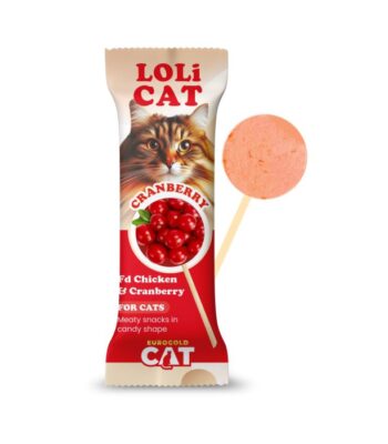 EUROGOLD CAT LOLİCAT FD KEDİ ÖDÜLÜ KIZILCIKLI 1,5 GR (15 Lİ)