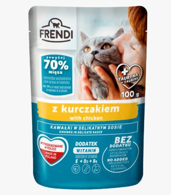FRENDI KEDİ TAVUK SOSLU 100G (3090)