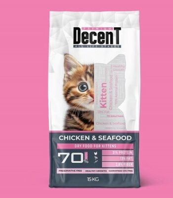DECENT CAT KİTTEN CHİCKEN SEAFOOD 15KG
