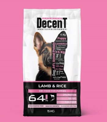 DECENT DOG PUPPY LAMB 15KG