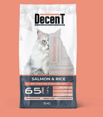 DECENT CAT STERİL SALMON 15KG