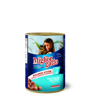MİGLİOR GATTO KEDİ BALIK PARÇALI 405 GR