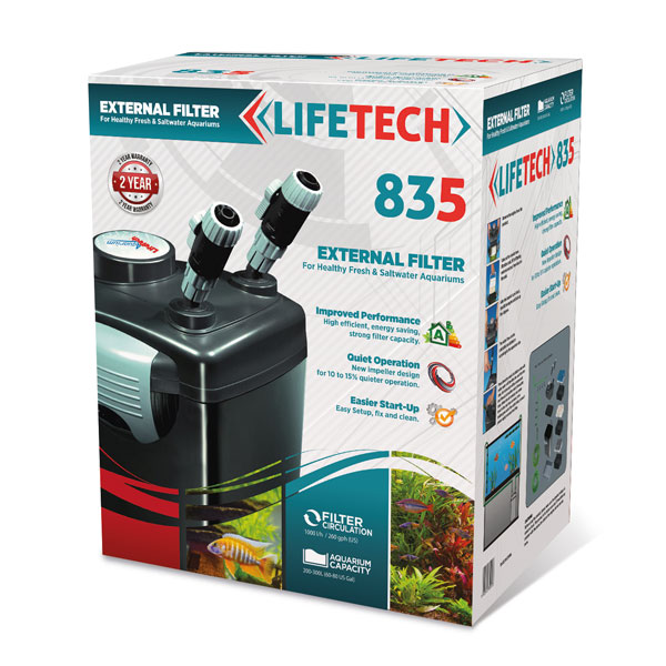 LİFE TECH SİYAH KOVA DIŞ FİLTRE İÇİ DOLU 1000L/H