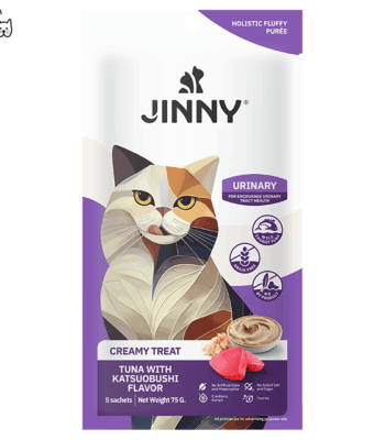 JINNY CREAMY TREAT TUNA%KATSUOBUSHI FLAVOR 5X15GR