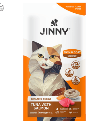 JİNNY CREAMY TREAT TUNA 5X15GR