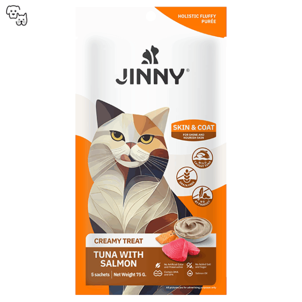 JİNNY CREAMY TREAT TUNA 5X15GR