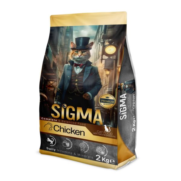 SİGMA KEDİ MAMASI YETİŞKİN TAVUKLU 2 KG