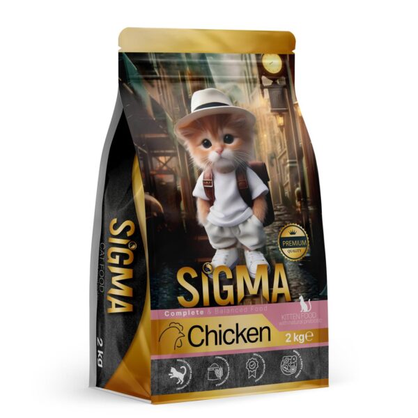 SİGMA KEDİ MAMASI YAVRU TAVUKLU 2 KG