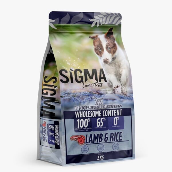 SİGMA KÖPEK MAMASI YAVRU KUZULU 2 KG
