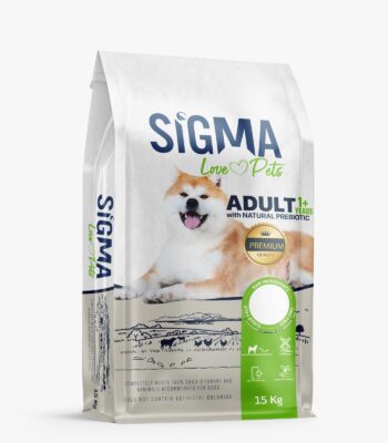 SİGMA KÖPEK MAMASI YETİŞKİN KUZULU 15 KG