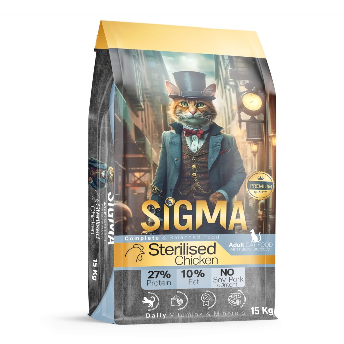 SİGMA KEDİ MAMASI KISIR TAVUKLU 15 KG