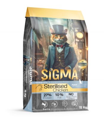 SİGMA KEDİ MAMASI KISIR TAVUKLU 15 KG