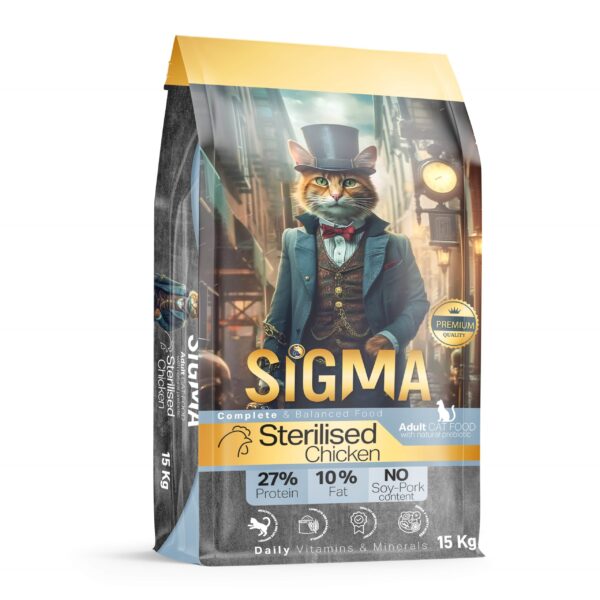 SİGMA KEDİ MAMASI KISIR TAVUKLU 15 KG