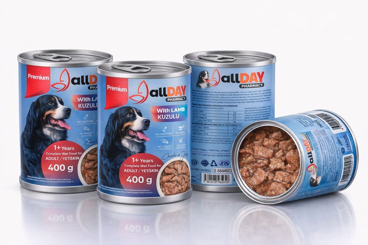 ALLDAY PREMİUM KONSERVE KÖPEK YETİŞKİN KUZU ETLİ CHUNK İN JELLY 400 GR - Görsel 2