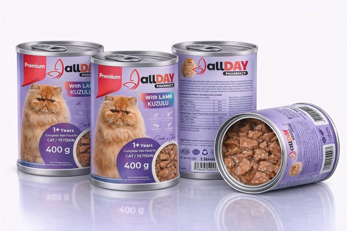 ALLDAY PREMİUM KONSERVE KEDİ YETİŞKİN KUZU ETLİ CHUNK İN JELLY 400 GR - Görsel 2
