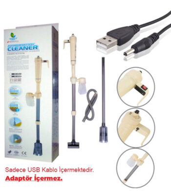 JENECA USB KABLOLU VE PİLLİ DİP SÜPÜRGESİ