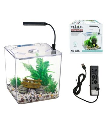 NUBİOS KÜP AKVARYUM SETİ 13,5 LİTRE