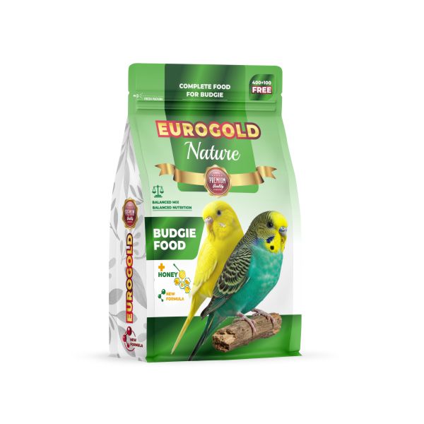 EUROGOLD NATURE BALLI MUHABBET KUŞU YEMİ 500 GR (12)