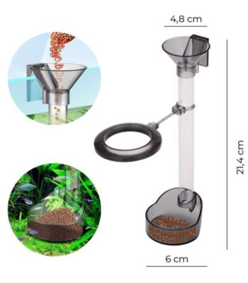 AKVARYUM YEMLEME TÜPÜ 21-37,6 CM AYARLI