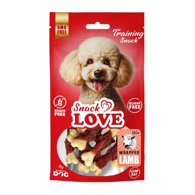 SNACK LOVE BURGULU KALSİYUM KEMİK KUZULU 7 CM 70 GR