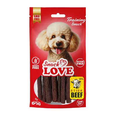 SNACK LOVE ÇUBUK ÖDÜL DANA ETLİ 11 CM 70 GR