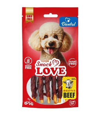 SNACK LOVE DENTAL BURGULU ÇUBUK DANA ET 10 CM 70 GR