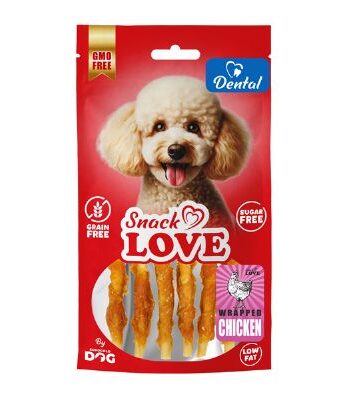 SNACK LOVE DENTAL BURGULU ÇUBUK TAVUKLU 10 CM 70 GR