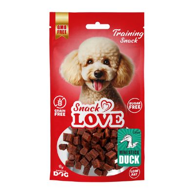 SNACK LOVE ÖRDEK-MORİNA MİNİ ZAR ÖDÜL 1 CM KÜP 70 GR